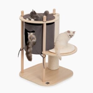 Small Treehouse Cat Tower – Compact Activity Center